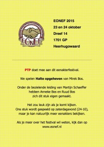 flyer achter Halte opgeheven